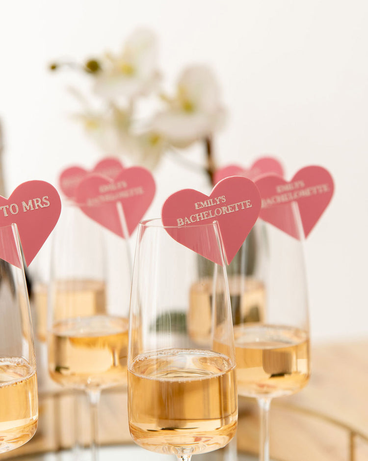 10 Personalised Drink Tags