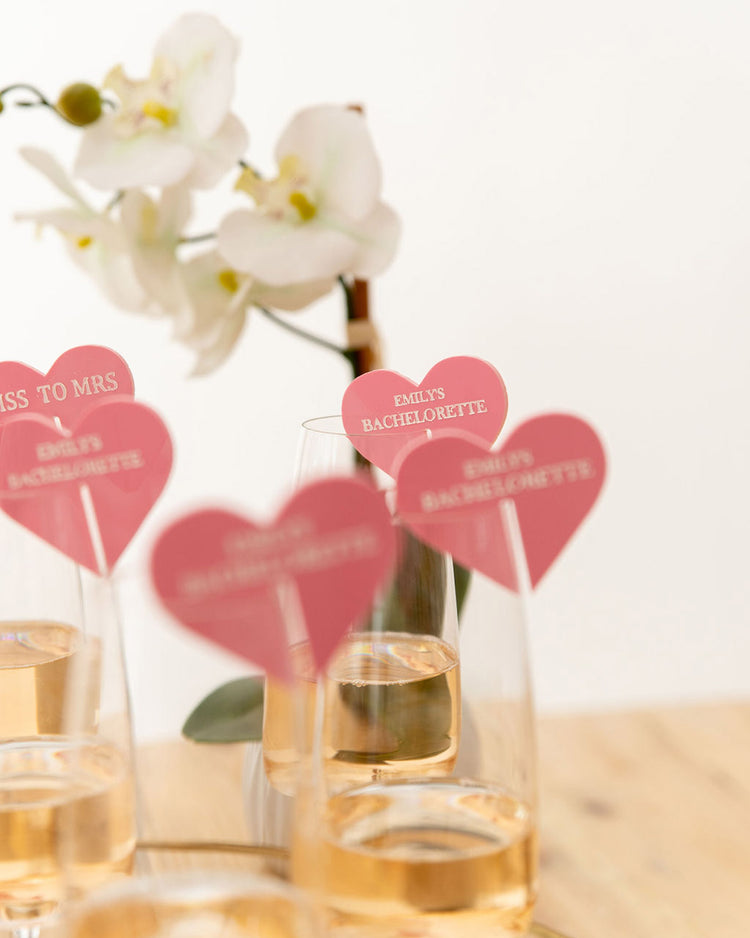 10 Personalised Drink Tags