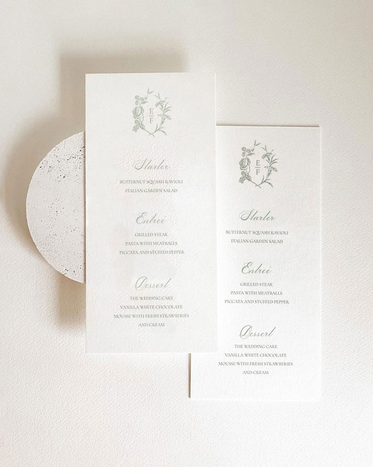 The Bridgerton Menu