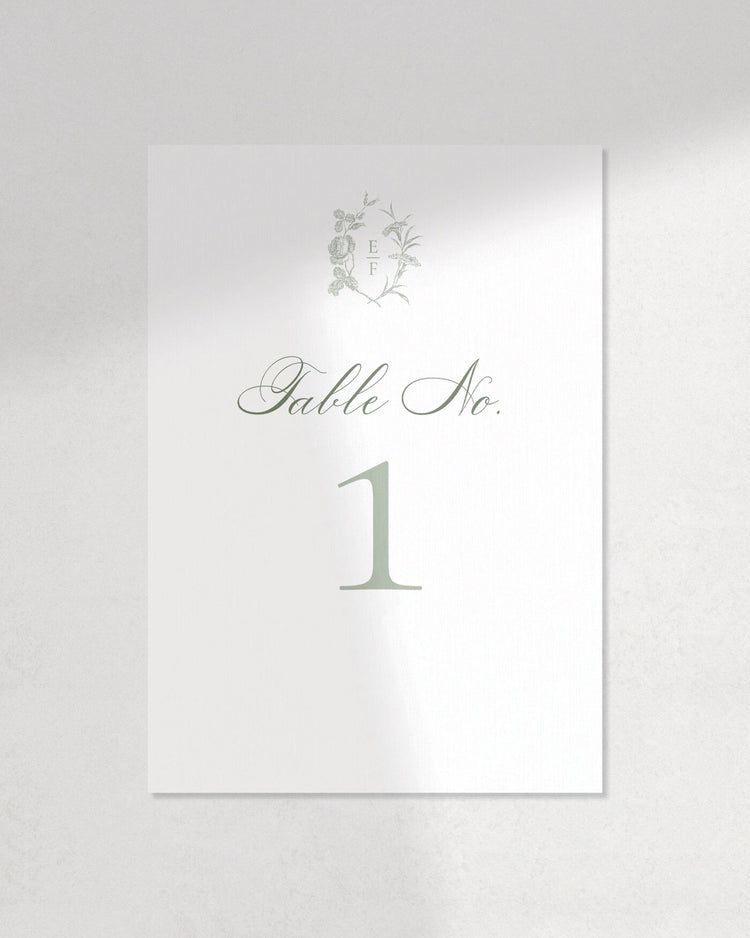 The Bridgerton Table Numbers