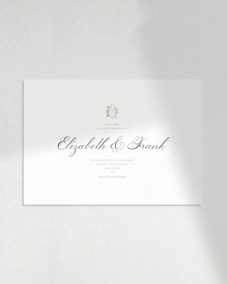 The Bridgerton Welcome Sign