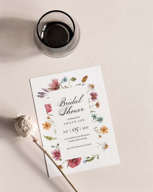 Fleur Bridal Shower Invite