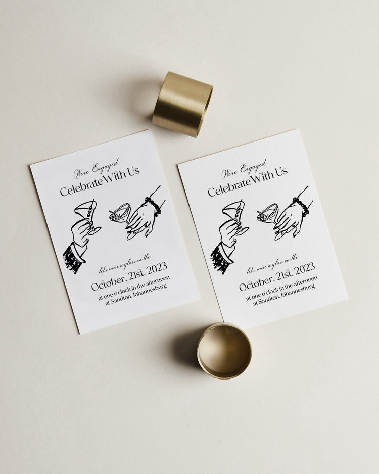Gatsby Engagement Party Invite