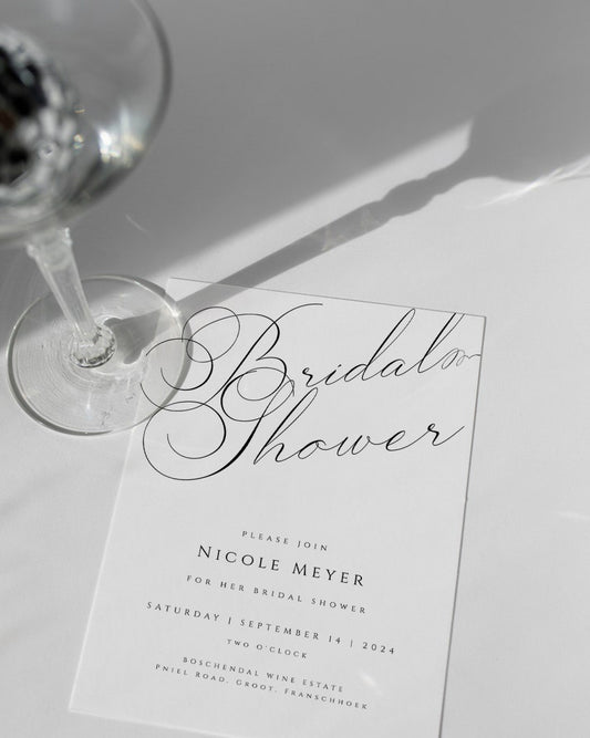 Lile Bridal Shower Invite