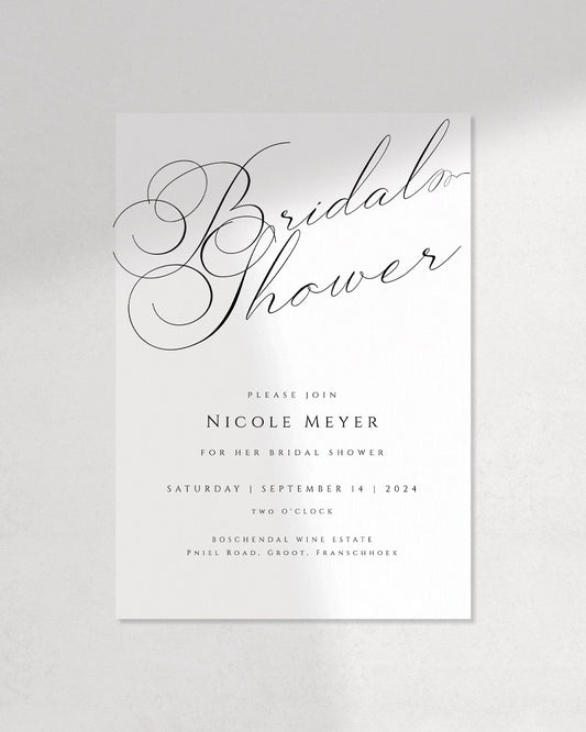 Lile Bridal Shower Invite