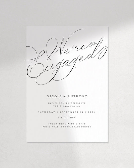 Lile Engagement Party Invite