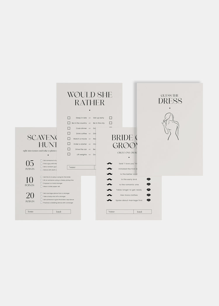 Maeve Bachelorette Game Set