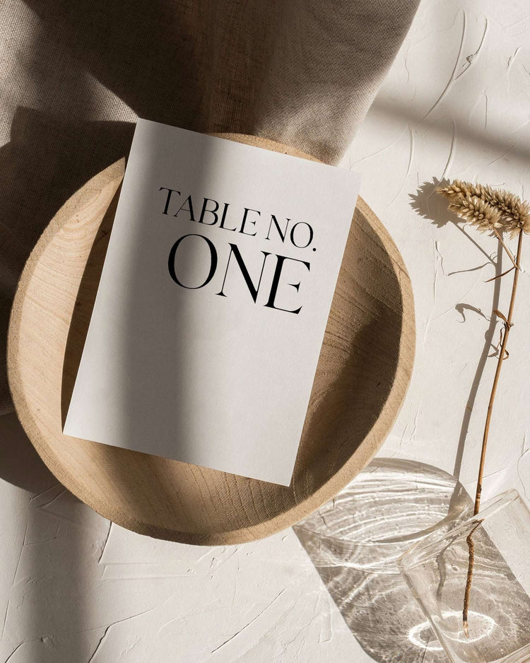 The Maeve Table Numbers