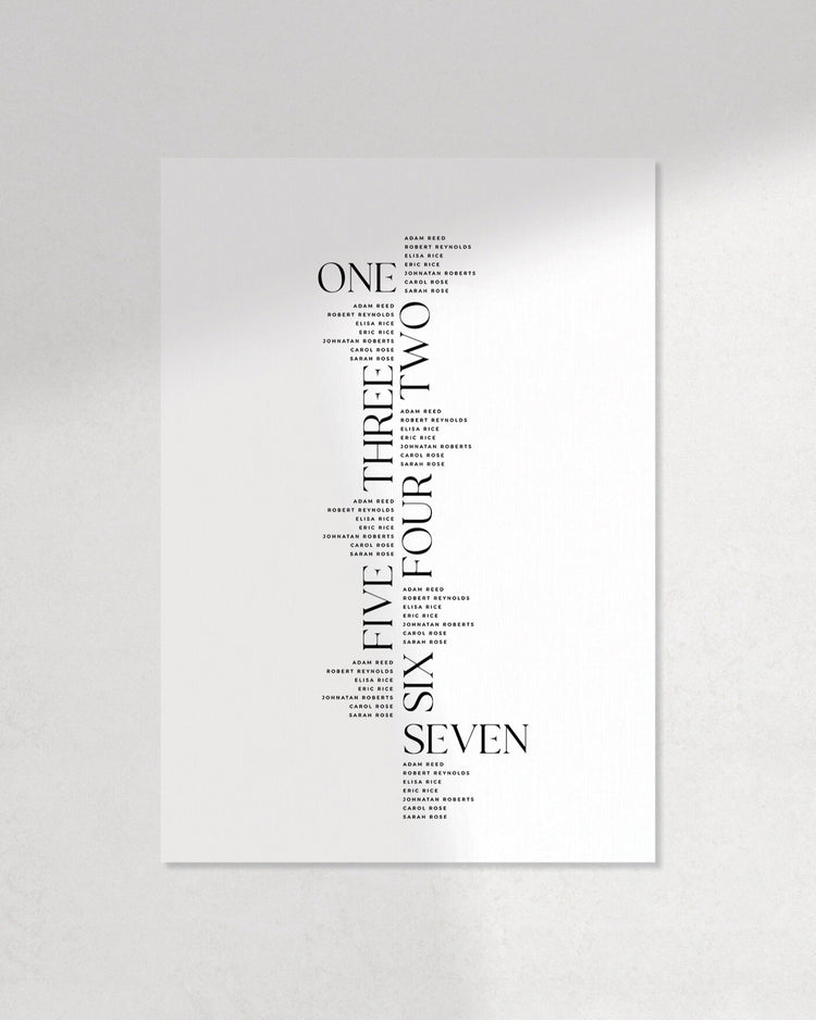 The Maeve Seating Chart