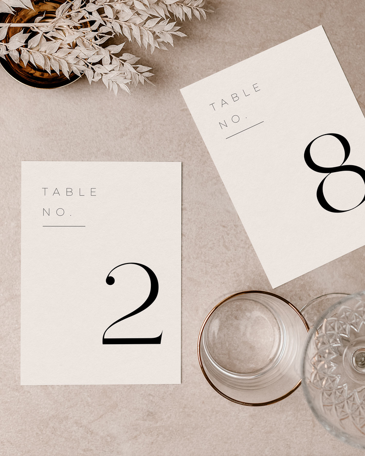 The Abigail Table Numbers