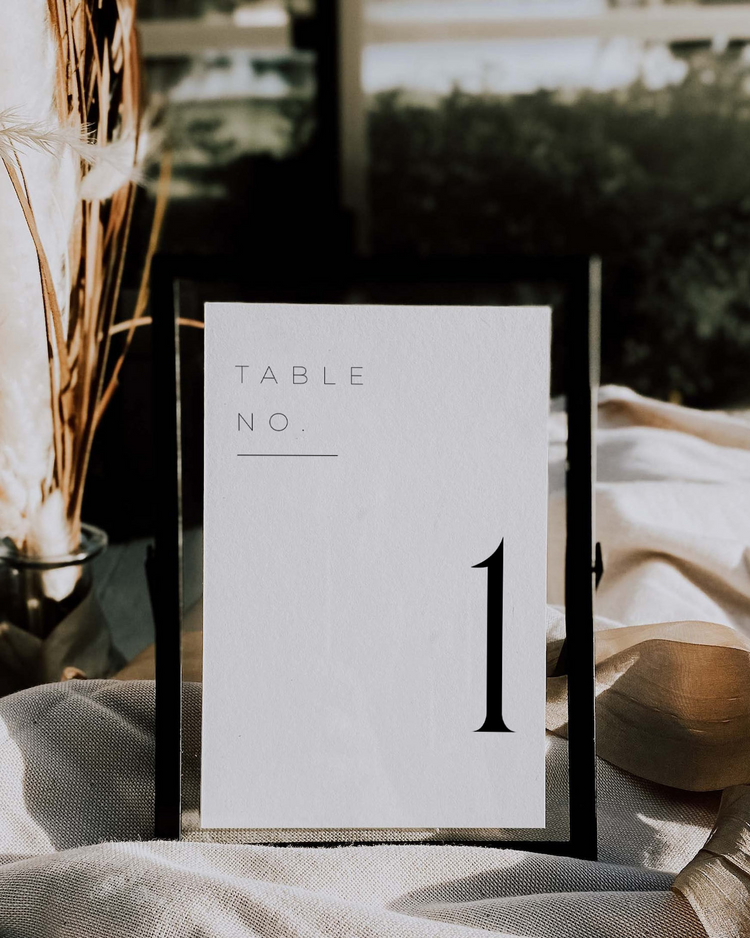 The Abigail Table Numbers