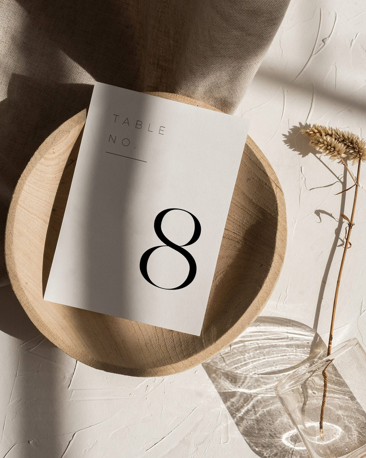 The Abigail Table Numbers