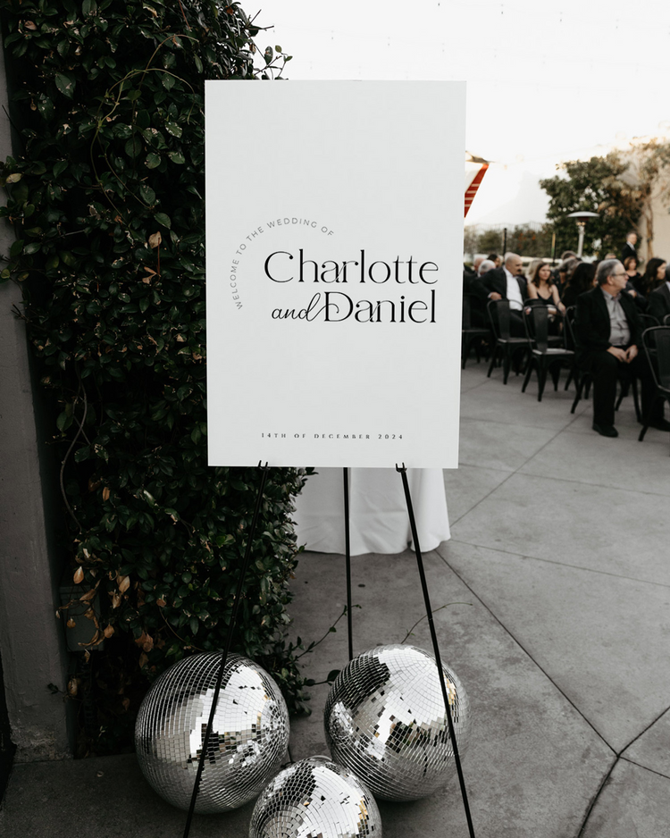 The Abigail Welcome Sign