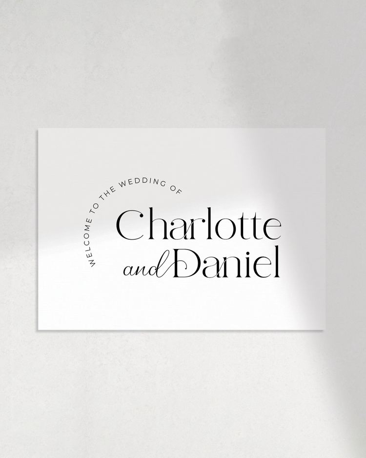 The Abigail Welcome Sign