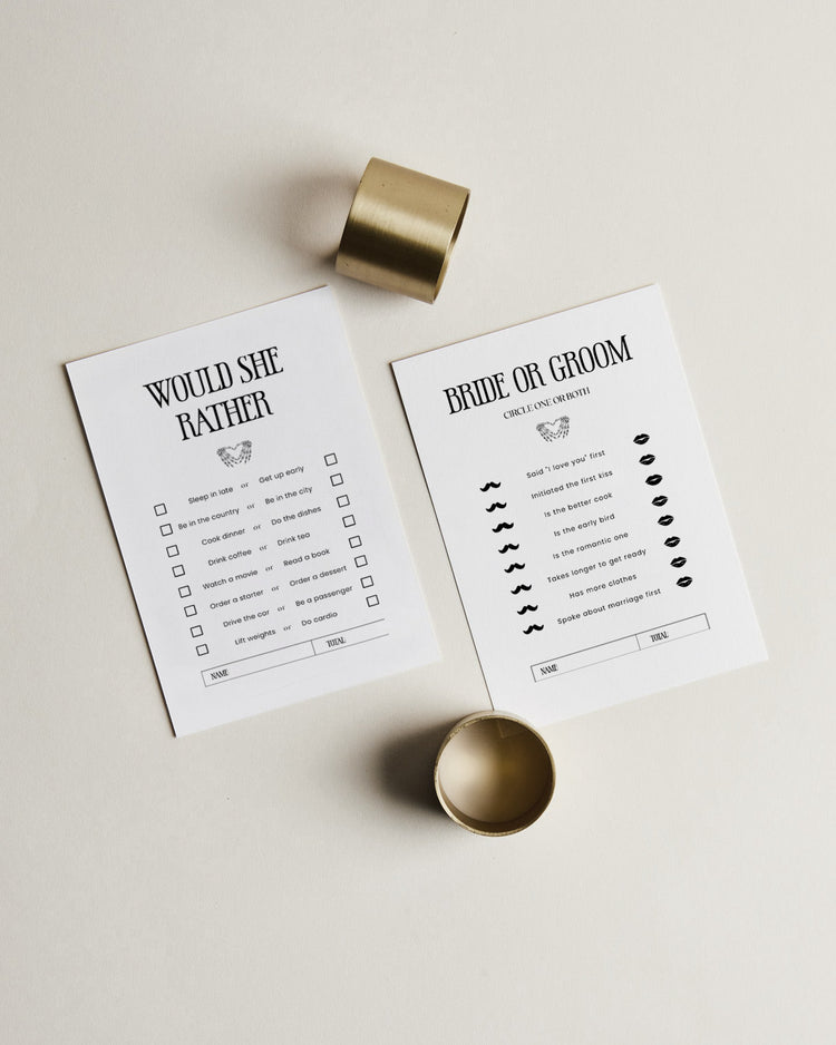 Til Death Do Us Party Game set