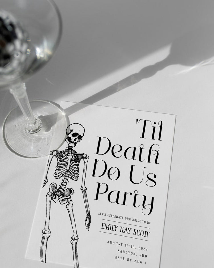 Til Death Do Us Party Invite