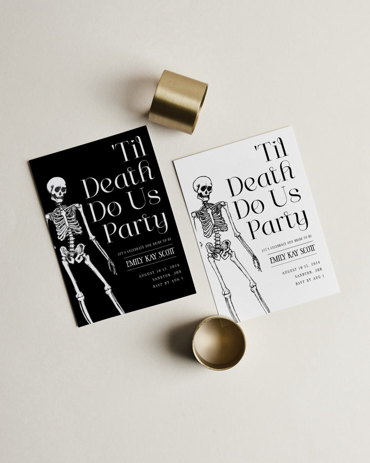 Til Death Do Us Party Invite