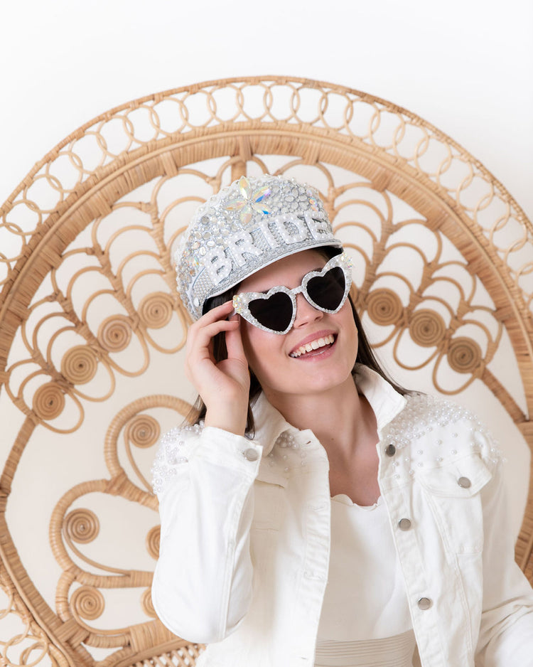 Bling Bride Captains Hats