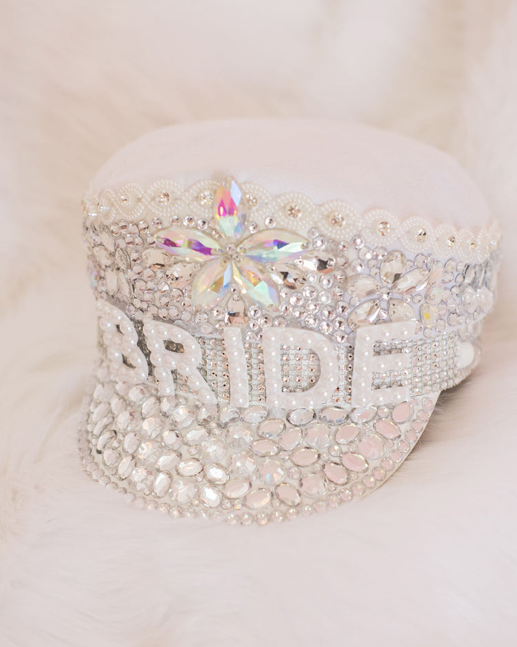 Bling Bride Captains Hats