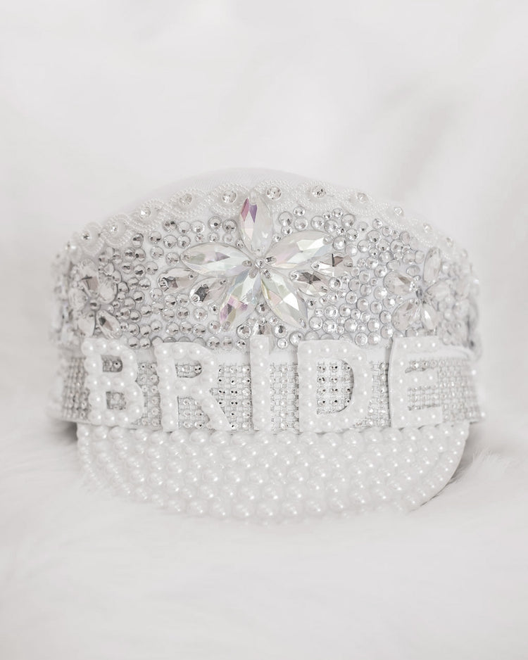 Bling Bride Captains Hats