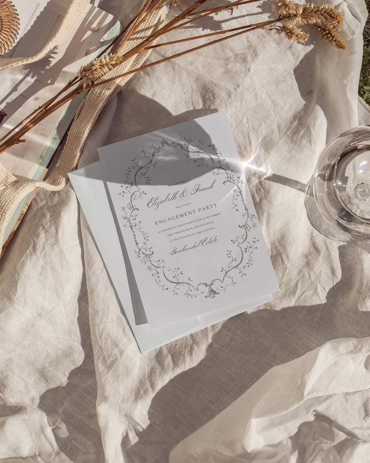 Bridgerton Engagement Party Invite