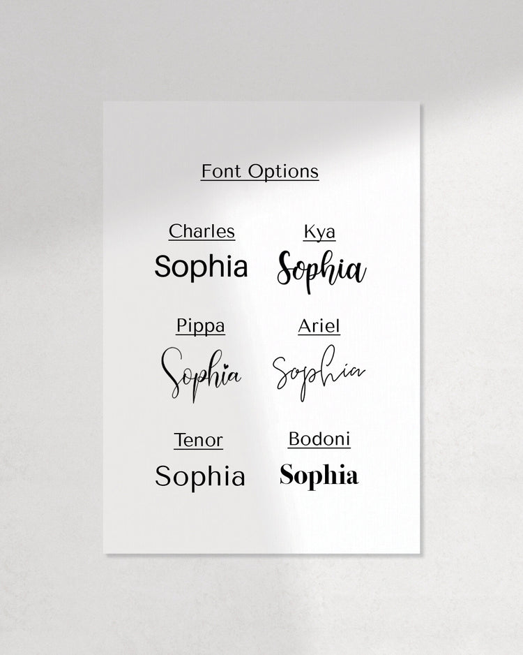 10 Personalised Name Tags