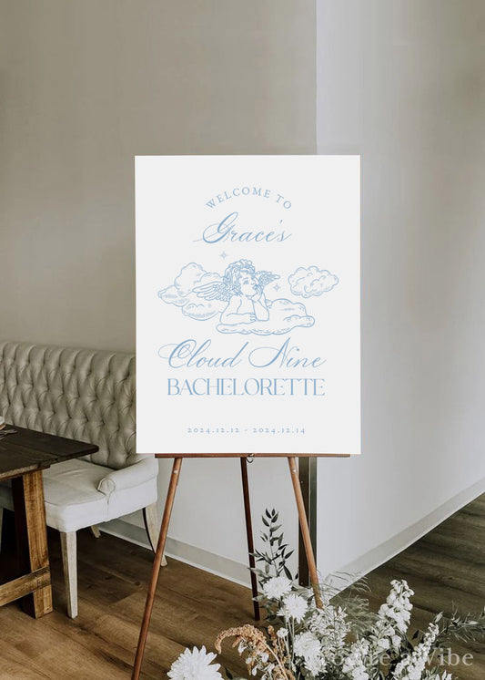 On Cloud Nine Sign