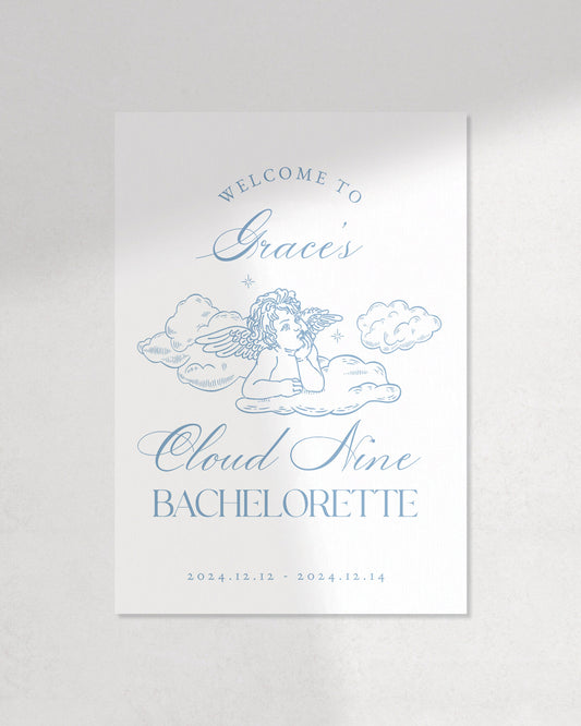 On Cloud Nine Sign