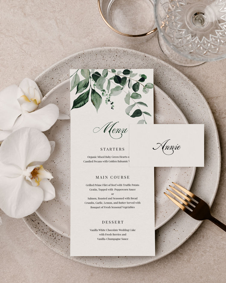 The Evergreen Name Card