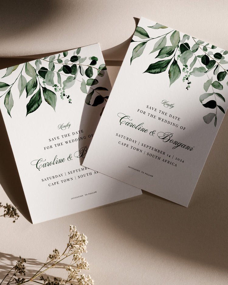 The Evergreen Save The Date