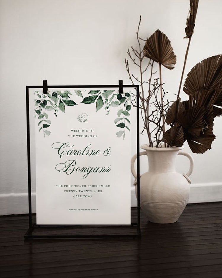 The Evergreen Welcome Sign