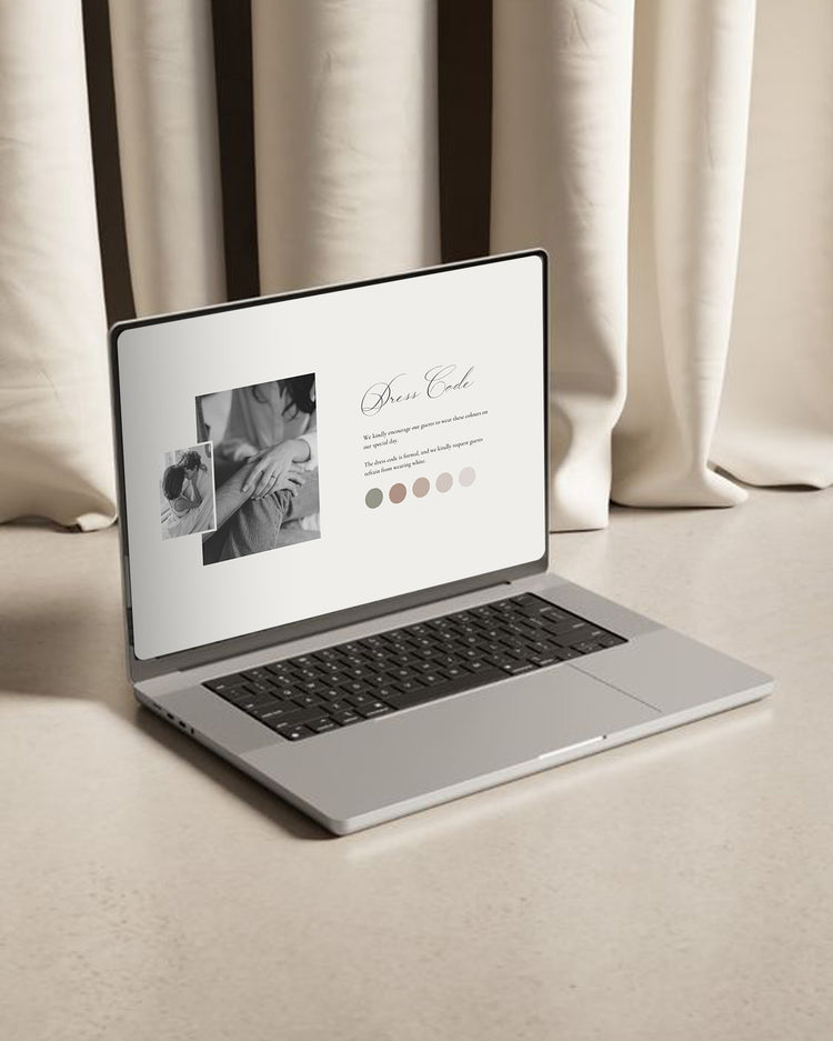 Lile DIY Wedding Website