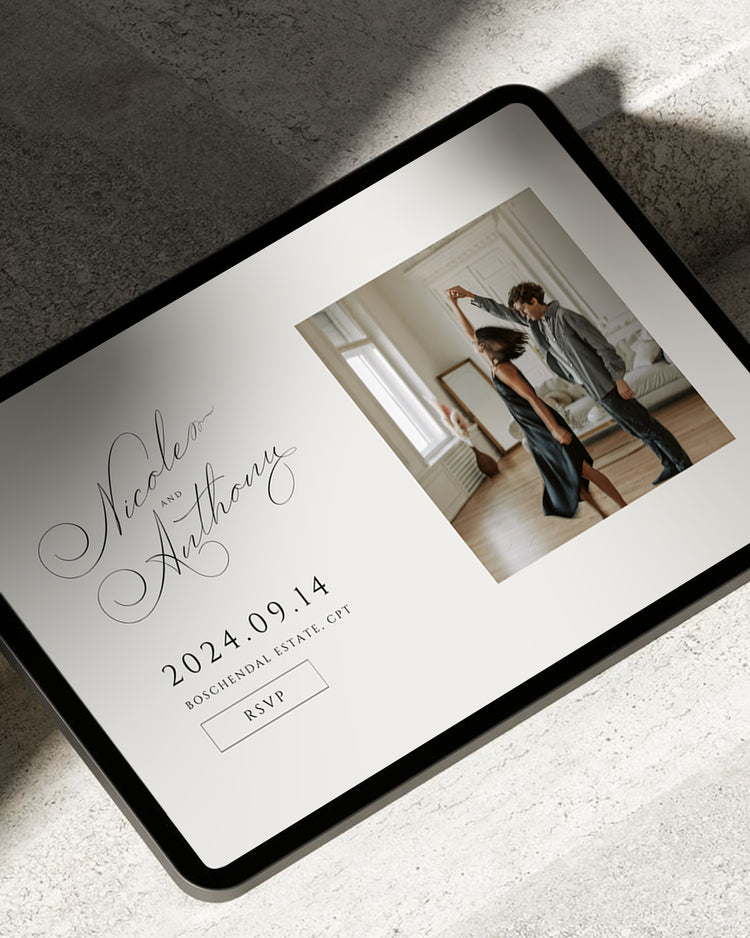 Lile DIY Wedding Website