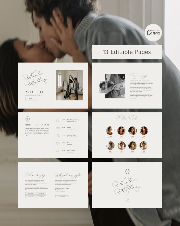 Lile DIY Wedding Website