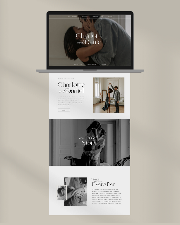 Abigail DIY Wedding Website