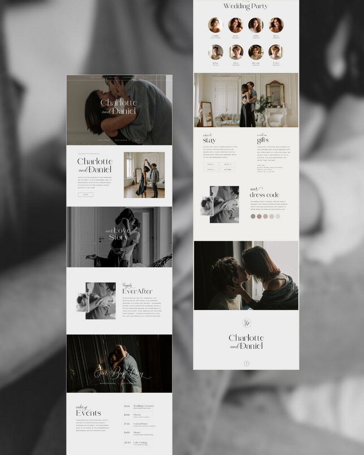 Abigail DIY Wedding Website