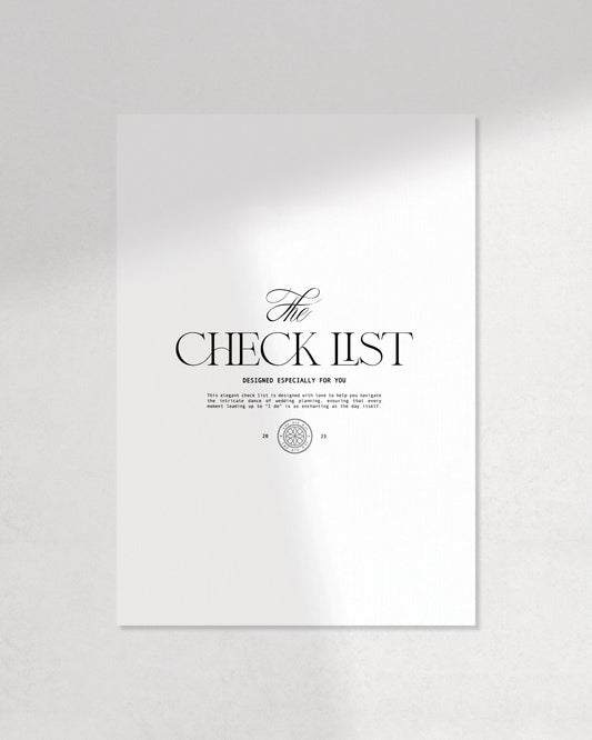 The Wedding Checklist
