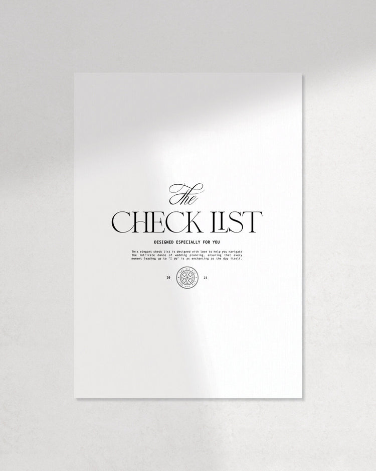 The Wedding Checklist