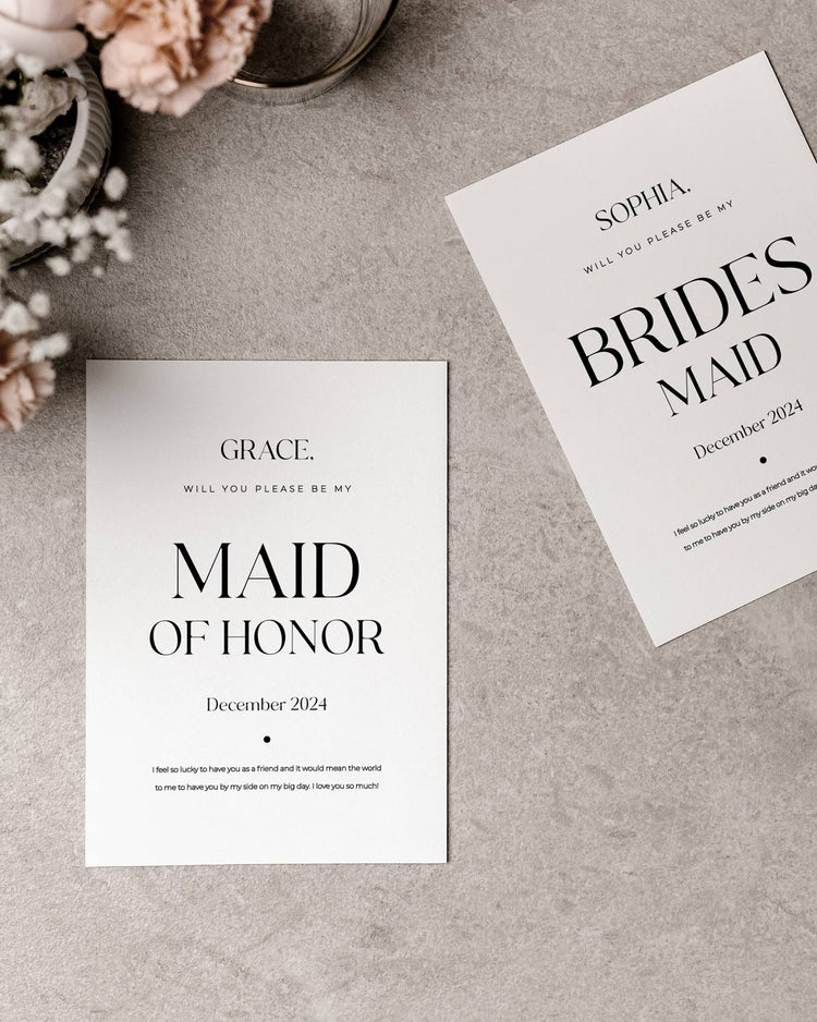 Maeve Bridesmaid Proposal Card