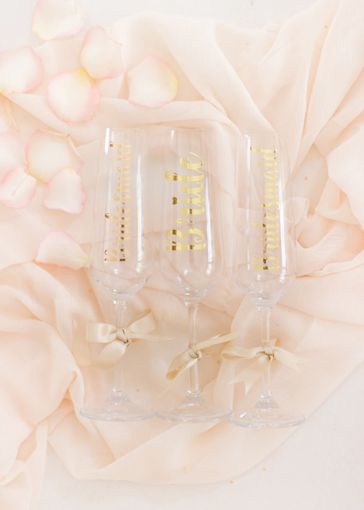 Personalised Champagne Glasses