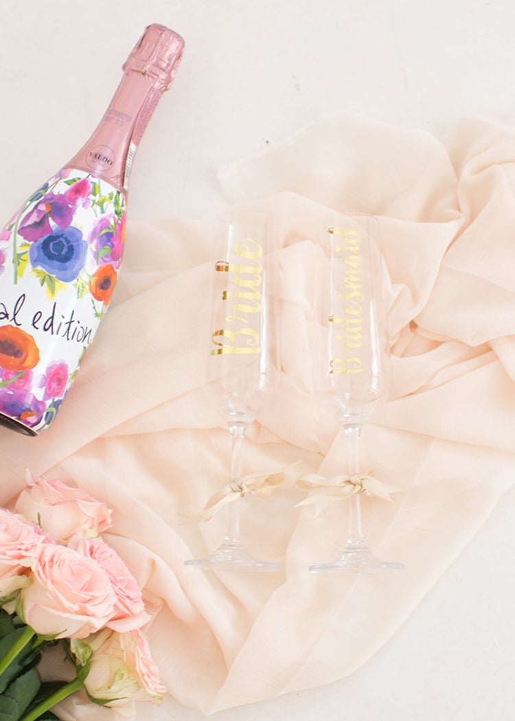 Personalised Champagne Glasses