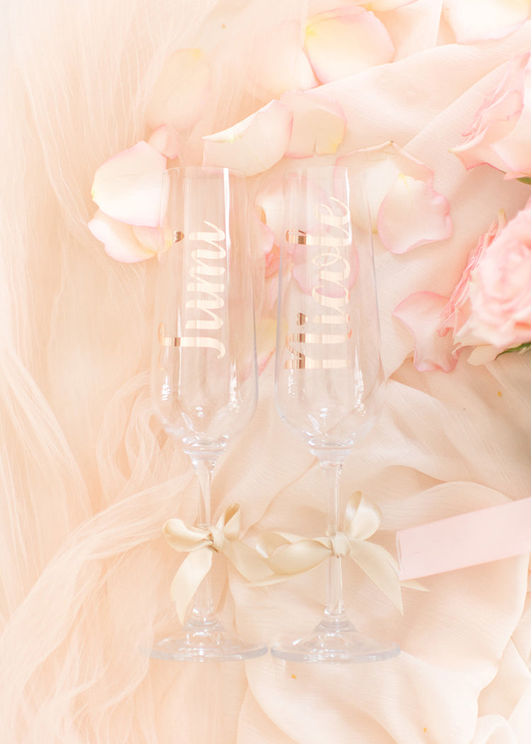 Personalised Champagne Glasses