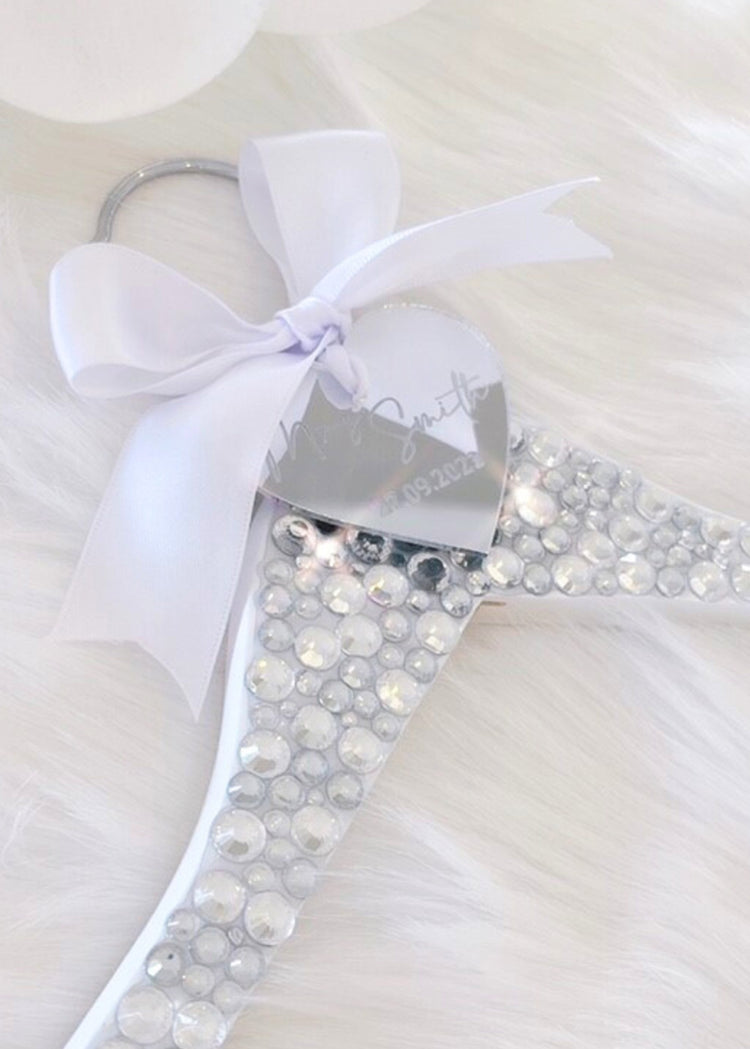 Personalised Bedazzled Pearl Hanger