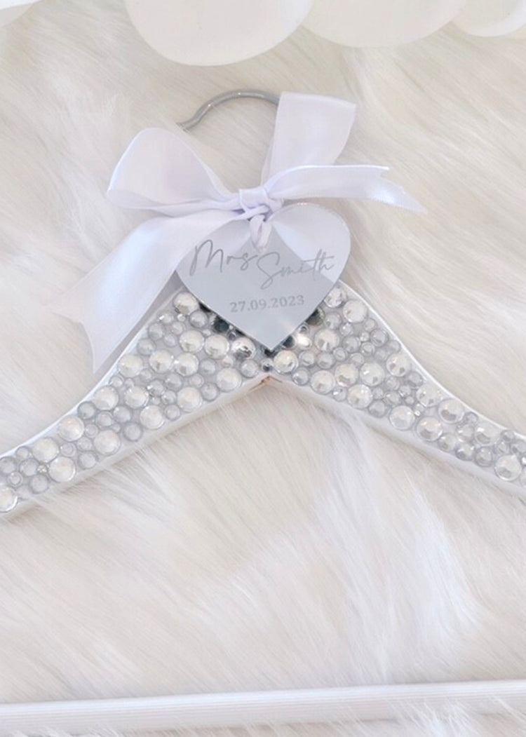 Personalised Bedazzled Pearl Hanger