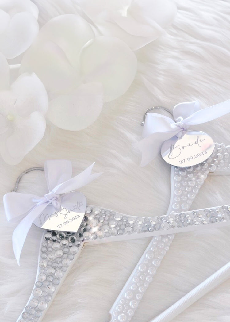 Personalised Bedazzled Pearl Hanger