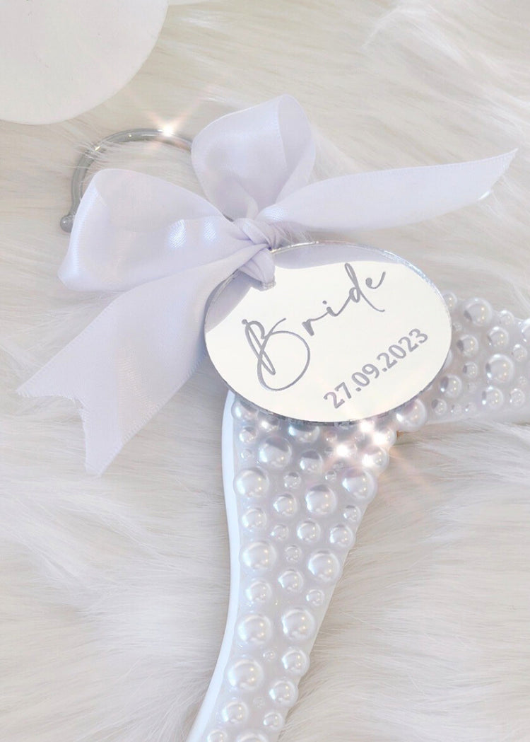 Personalised Bedazzled Pearl Hanger