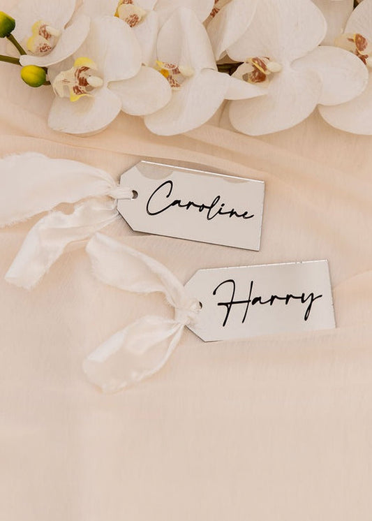 10 Personalised Name Tags