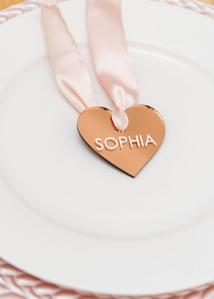 10 Personalised Name Tags