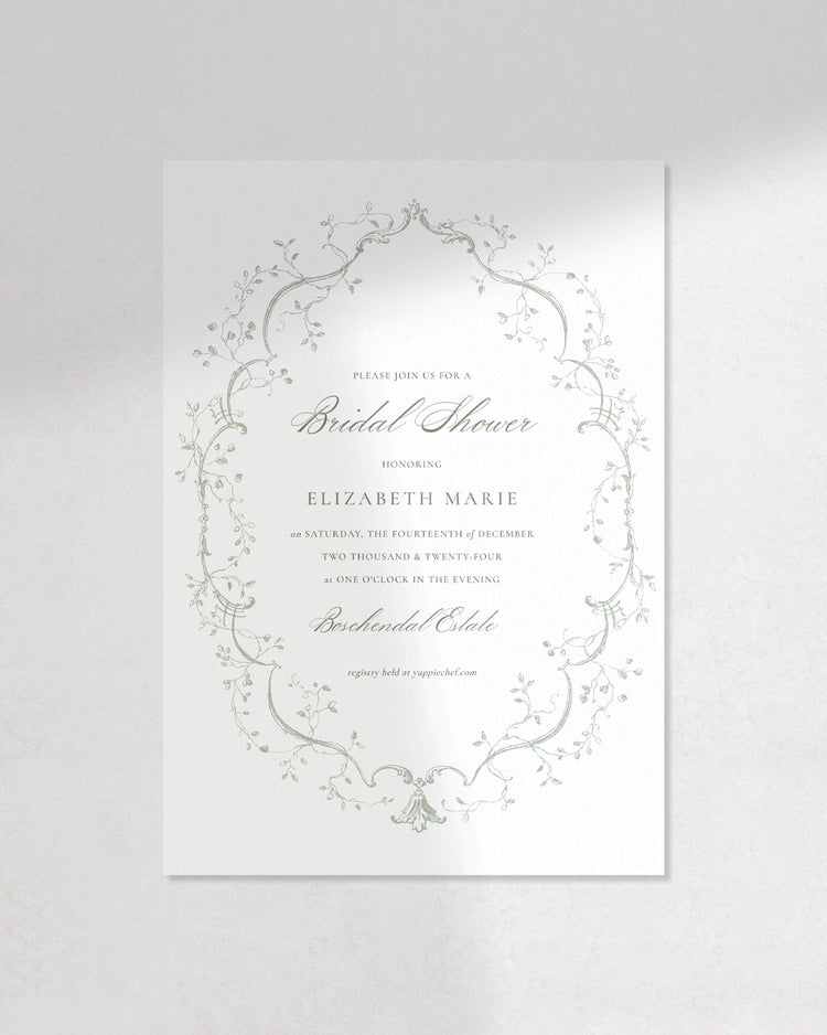 Bridgerton Bridal Shower Invite