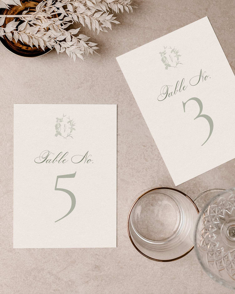 The Bridgerton Table Numbers